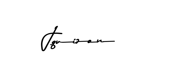 Use a signature maker to create a handwritten signature online. With this signature software, you can design (Asem Kandis PERSONAL USE) your own signature for name Jquizon. Jquizon signature style 9 images and pictures png