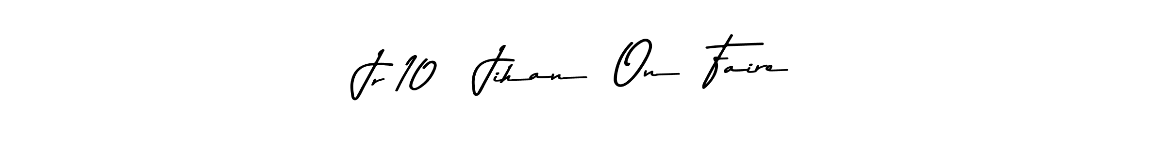 Check out images of Autograph of Jr 10   Jihan  On  Faire name. Actor Jr 10   Jihan  On  Faire Signature Style. Asem Kandis PERSONAL USE is a professional sign style online. Jr 10   Jihan  On  Faire signature style 9 images and pictures png