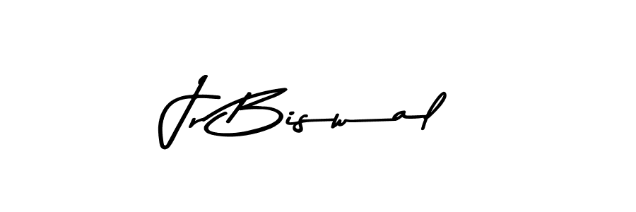 Jr Biswal stylish signature style. Best Handwritten Sign (Asem Kandis PERSONAL USE) for my name. Handwritten Signature Collection Ideas for my name Jr Biswal. Jr Biswal signature style 9 images and pictures png