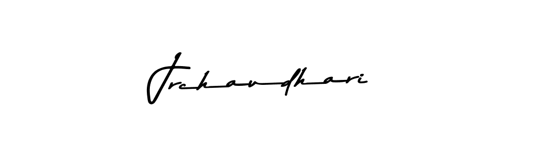 if you are searching for the best signature style for your name Jrchaudhari. so please give up your signature search. here we have designed multiple signature styles  using Asem Kandis PERSONAL USE. Jrchaudhari signature style 9 images and pictures png