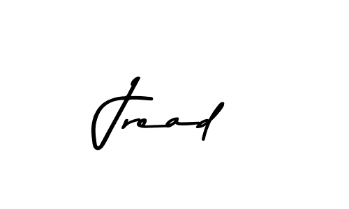 How to make Jread name signature. Use Asem Kandis PERSONAL USE style for creating short signs online. This is the latest handwritten sign. Jread signature style 9 images and pictures png