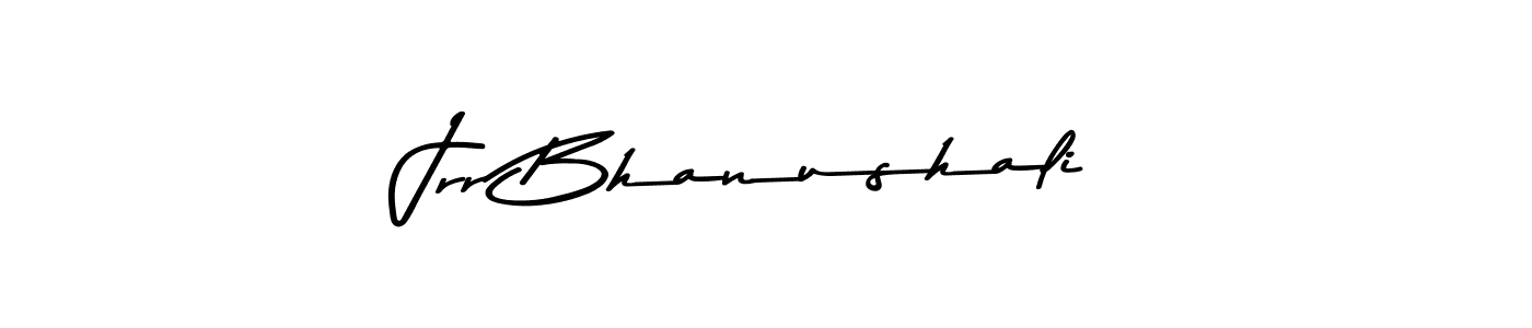 Use a signature maker to create a handwritten signature online. With this signature software, you can design (Asem Kandis PERSONAL USE) your own signature for name Jrr Bhanushali. Jrr Bhanushali signature style 9 images and pictures png