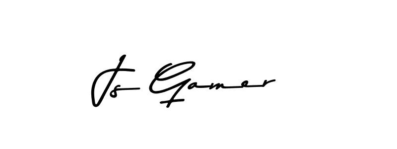 How to make Js Gamer name signature. Use Asem Kandis PERSONAL USE style for creating short signs online. This is the latest handwritten sign. Js Gamer signature style 9 images and pictures png