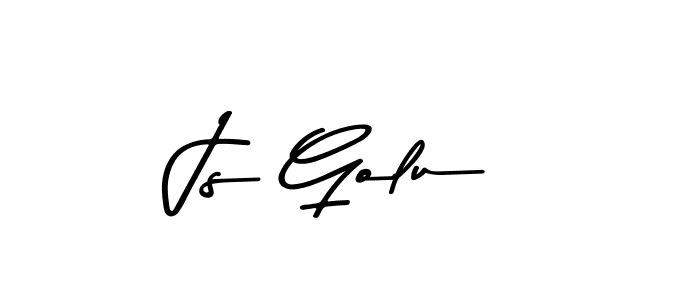 The best way (Asem Kandis PERSONAL USE) to make a short signature is to pick only two or three words in your name. The name Js Golu include a total of six letters. For converting this name. Js Golu signature style 9 images and pictures png