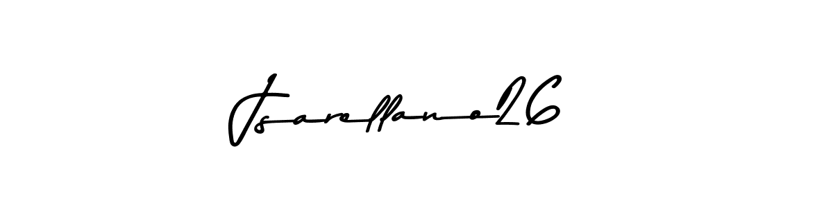 The best way (Asem Kandis PERSONAL USE) to make a short signature is to pick only two or three words in your name. The name Jsarellano26 include a total of six letters. For converting this name. Jsarellano26 signature style 9 images and pictures png