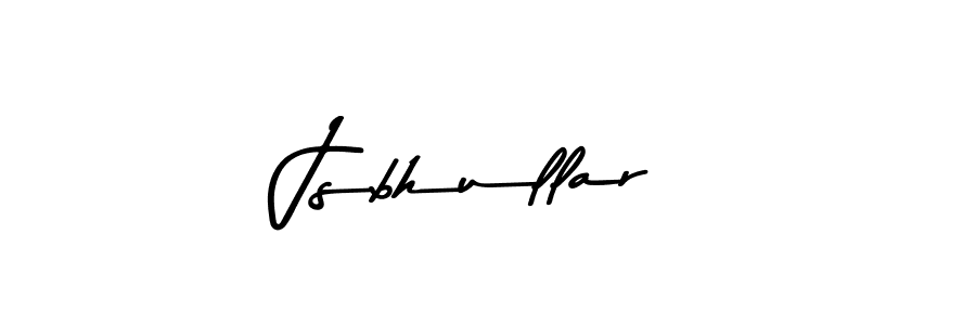Make a beautiful signature design for name Jsbhullar. With this signature (Asem Kandis PERSONAL USE) style, you can create a handwritten signature for free. Jsbhullar signature style 9 images and pictures png