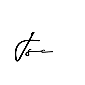 Also we have Jsc name is the best signature style. Create professional handwritten signature collection using Asem Kandis PERSONAL USE autograph style. Jsc signature style 9 images and pictures png