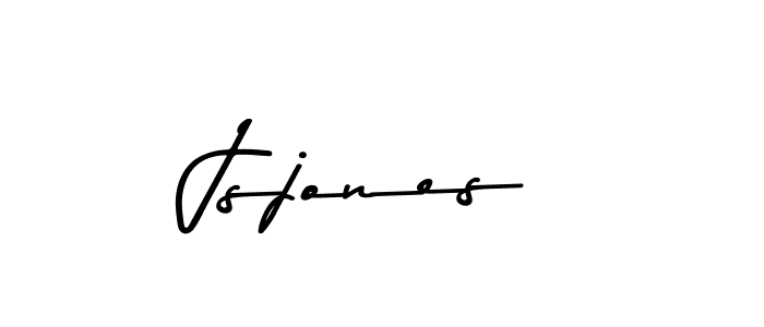 Make a beautiful signature design for name Jsjones. With this signature (Asem Kandis PERSONAL USE) style, you can create a handwritten signature for free. Jsjones signature style 9 images and pictures png