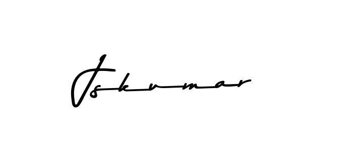 Design your own signature with our free online signature maker. With this signature software, you can create a handwritten (Asem Kandis PERSONAL USE) signature for name Jskumar. Jskumar signature style 9 images and pictures png