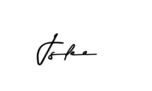 Jslee stylish signature style. Best Handwritten Sign (Asem Kandis PERSONAL USE) for my name. Handwritten Signature Collection Ideas for my name Jslee. Jslee signature style 9 images and pictures png