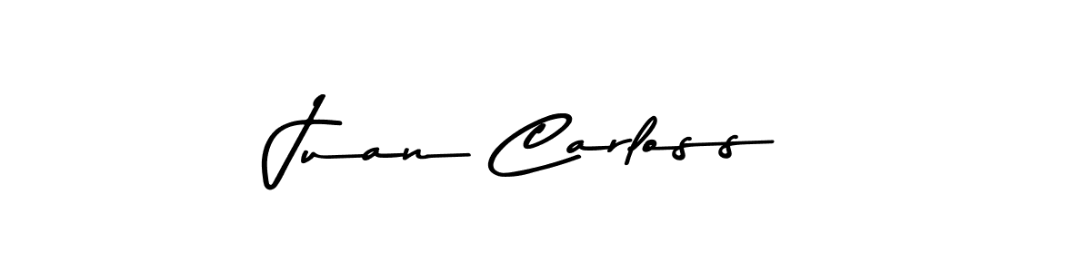 Design your own signature with our free online signature maker. With this signature software, you can create a handwritten (Asem Kandis PERSONAL USE) signature for name Juan Carloss. Juan Carloss signature style 9 images and pictures png