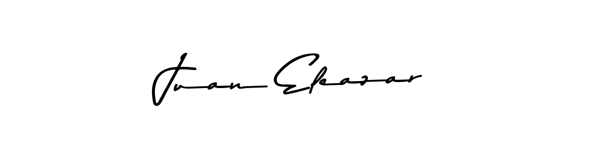 How to make Juan Eleazar name signature. Use Asem Kandis PERSONAL USE style for creating short signs online. This is the latest handwritten sign. Juan Eleazar signature style 9 images and pictures png