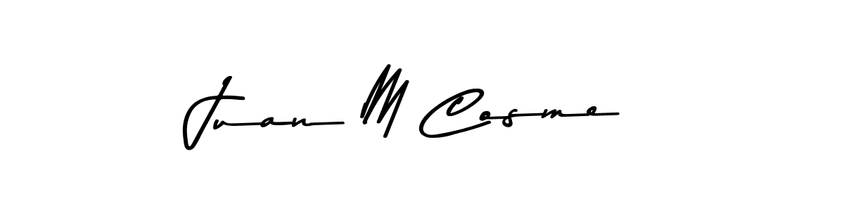 Also we have Juan M Cosme name is the best signature style. Create professional handwritten signature collection using Asem Kandis PERSONAL USE autograph style. Juan M Cosme signature style 9 images and pictures png