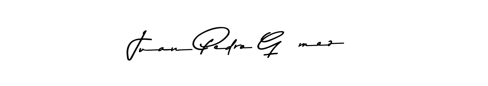 if you are searching for the best signature style for your name Juan Pedro Gómez. so please give up your signature search. here we have designed multiple signature styles  using Asem Kandis PERSONAL USE. Juan Pedro Gómez signature style 9 images and pictures png