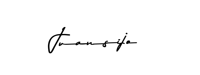 You should practise on your own different ways (Asem Kandis PERSONAL USE) to write your name (Juansijo) in signature. don't let someone else do it for you. Juansijo signature style 9 images and pictures png