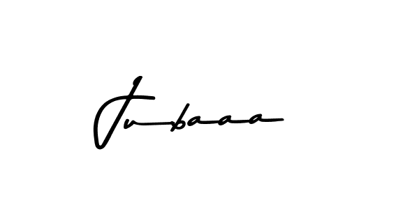 Make a beautiful signature design for name Jubaaa. With this signature (Asem Kandis PERSONAL USE) style, you can create a handwritten signature for free. Jubaaa signature style 9 images and pictures png