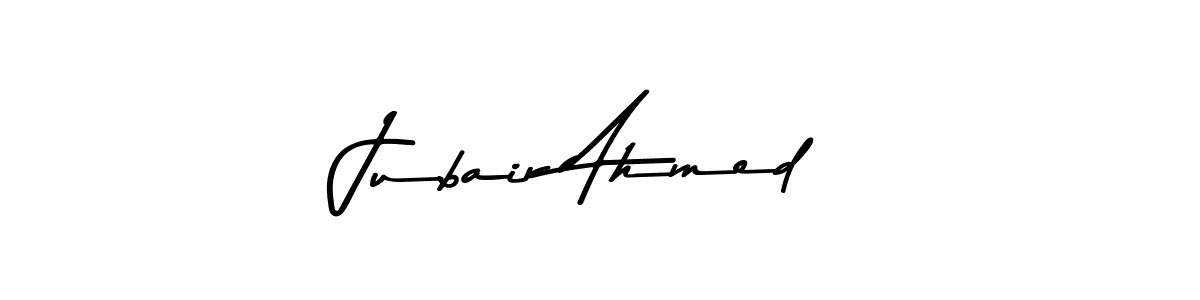 Design your own signature with our free online signature maker. With this signature software, you can create a handwritten (Asem Kandis PERSONAL USE) signature for name Jubair Ahmed. Jubair Ahmed signature style 9 images and pictures png