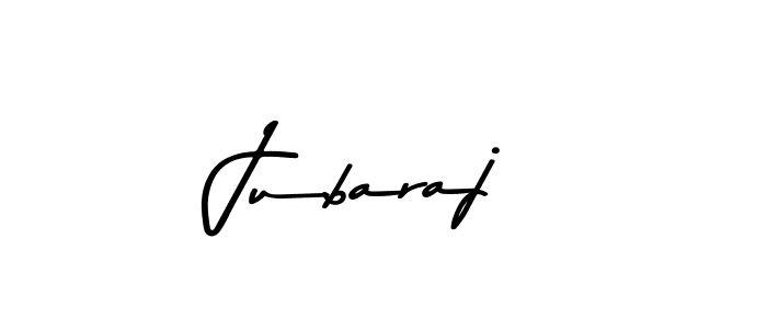 How to make Jubaraj name signature. Use Asem Kandis PERSONAL USE style for creating short signs online. This is the latest handwritten sign. Jubaraj signature style 9 images and pictures png