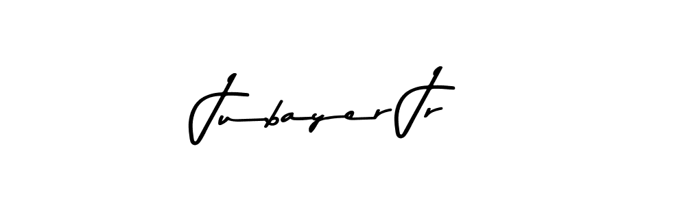 How to make Jubayer Jr signature? Asem Kandis PERSONAL USE is a professional autograph style. Create handwritten signature for Jubayer Jr name. Jubayer Jr signature style 9 images and pictures png