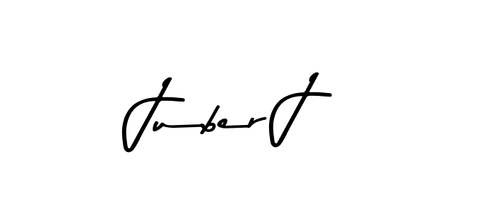 The best way (Asem Kandis PERSONAL USE) to make a short signature is to pick only two or three words in your name. The name Juber J include a total of six letters. For converting this name. Juber J signature style 9 images and pictures png