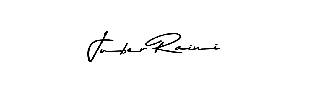 Also we have Juber Raini name is the best signature style. Create professional handwritten signature collection using Asem Kandis PERSONAL USE autograph style. Juber Raini signature style 9 images and pictures png