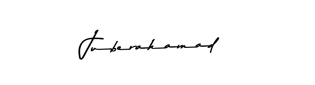 How to Draw Juberahamad signature style? Asem Kandis PERSONAL USE is a latest design signature styles for name Juberahamad. Juberahamad signature style 9 images and pictures png