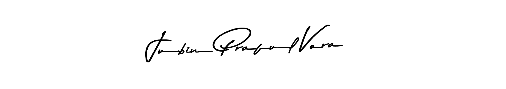 How to Draw Jubin Praful Vora signature style? Asem Kandis PERSONAL USE is a latest design signature styles for name Jubin Praful Vora. Jubin Praful Vora signature style 9 images and pictures png