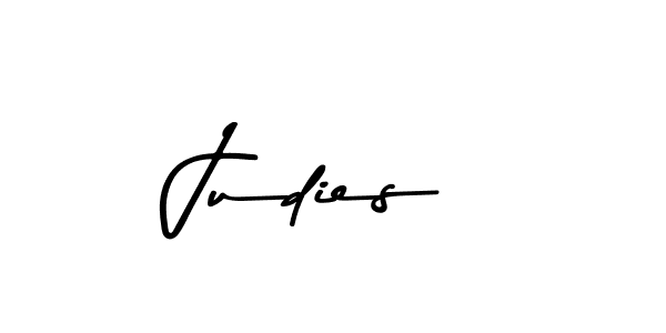 Make a beautiful signature design for name Judies. With this signature (Asem Kandis PERSONAL USE) style, you can create a handwritten signature for free. Judies signature style 9 images and pictures png