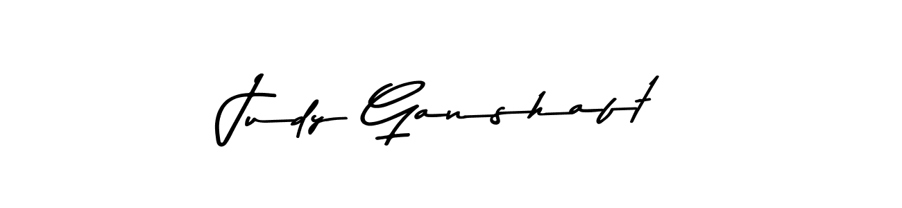 Create a beautiful signature design for name Judy Ganshaft. With this signature (Asem Kandis PERSONAL USE) fonts, you can make a handwritten signature for free. Judy Ganshaft signature style 9 images and pictures png