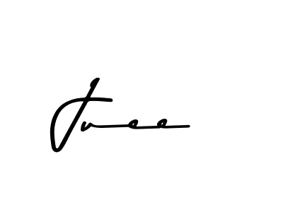 How to make Juee name signature. Use Asem Kandis PERSONAL USE style for creating short signs online. This is the latest handwritten sign. Juee signature style 9 images and pictures png