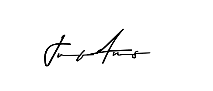 Asem Kandis PERSONAL USE is a professional signature style that is perfect for those who want to add a touch of class to their signature. It is also a great choice for those who want to make their signature more unique. Get Juf Ans name to fancy signature for free. Juf Ans signature style 9 images and pictures png