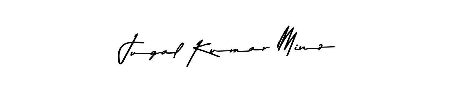 Design your own signature with our free online signature maker. With this signature software, you can create a handwritten (Asem Kandis PERSONAL USE) signature for name Jugal Kumar Minz. Jugal Kumar Minz signature style 9 images and pictures png