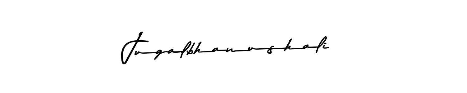 Create a beautiful signature design for name Jugalbhanushali. With this signature (Asem Kandis PERSONAL USE) fonts, you can make a handwritten signature for free. Jugalbhanushali signature style 9 images and pictures png