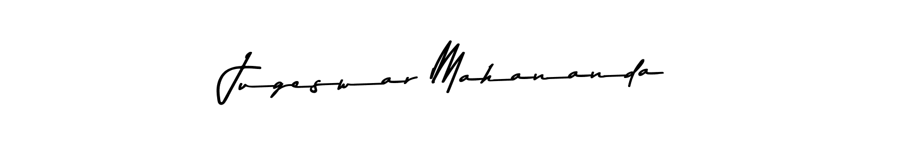 Design your own signature with our free online signature maker. With this signature software, you can create a handwritten (Asem Kandis PERSONAL USE) signature for name Jugeswar Mahananda. Jugeswar Mahananda signature style 9 images and pictures png