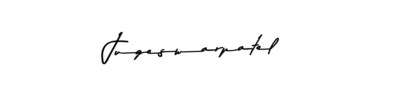 Design your own signature with our free online signature maker. With this signature software, you can create a handwritten (Asem Kandis PERSONAL USE) signature for name Jugeswarpatel. Jugeswarpatel signature style 9 images and pictures png