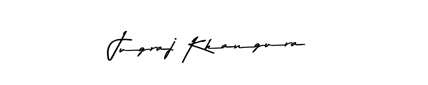 Design your own signature with our free online signature maker. With this signature software, you can create a handwritten (Asem Kandis PERSONAL USE) signature for name Jugraj Khangura. Jugraj Khangura signature style 9 images and pictures png