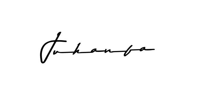 Design your own signature with our free online signature maker. With this signature software, you can create a handwritten (Asem Kandis PERSONAL USE) signature for name Juhanfa. Juhanfa signature style 9 images and pictures png
