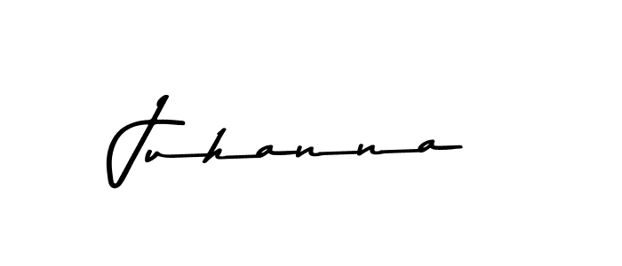 Juhanna stylish signature style. Best Handwritten Sign (Asem Kandis PERSONAL USE) for my name. Handwritten Signature Collection Ideas for my name Juhanna. Juhanna signature style 9 images and pictures png