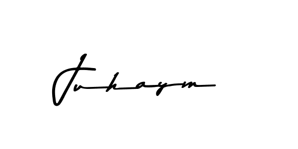 Create a beautiful signature design for name Juhaym. With this signature (Asem Kandis PERSONAL USE) fonts, you can make a handwritten signature for free. Juhaym signature style 9 images and pictures png