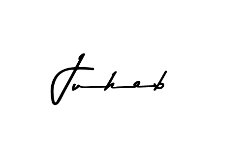 Use a signature maker to create a handwritten signature online. With this signature software, you can design (Asem Kandis PERSONAL USE) your own signature for name Juheb. Juheb signature style 9 images and pictures png