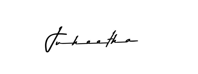 Also we have Juheetha name is the best signature style. Create professional handwritten signature collection using Asem Kandis PERSONAL USE autograph style. Juheetha signature style 9 images and pictures png