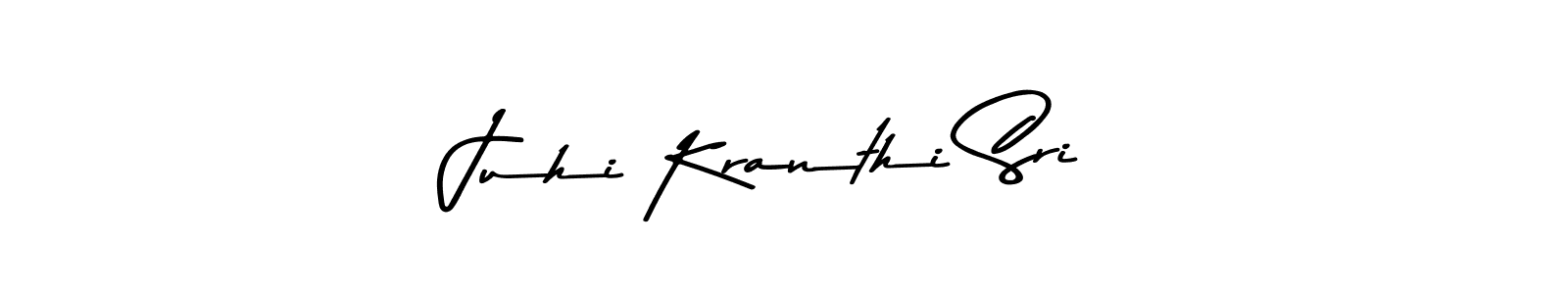 How to make Juhi Kranthi Sri signature? Asem Kandis PERSONAL USE is a professional autograph style. Create handwritten signature for Juhi Kranthi Sri name. Juhi Kranthi Sri signature style 9 images and pictures png