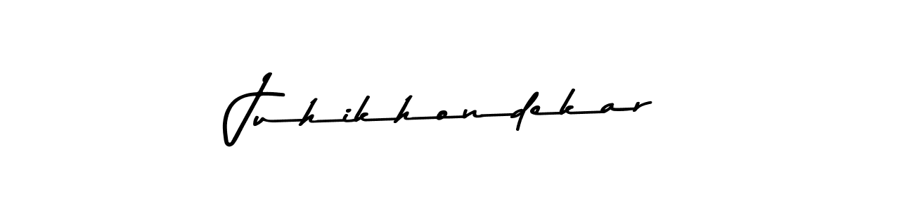 You can use this online signature creator to create a handwritten signature for the name Juhikhondekar. This is the best online autograph maker. Juhikhondekar signature style 9 images and pictures png