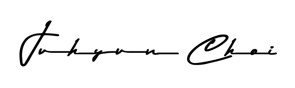 A stylish, flowing autograph style designed for name Juhyun Choi using Asem Kandis PERSONAL USE typography. Perfect for digital creative projects. Juhyun Choi signature style 9 images and pictures png