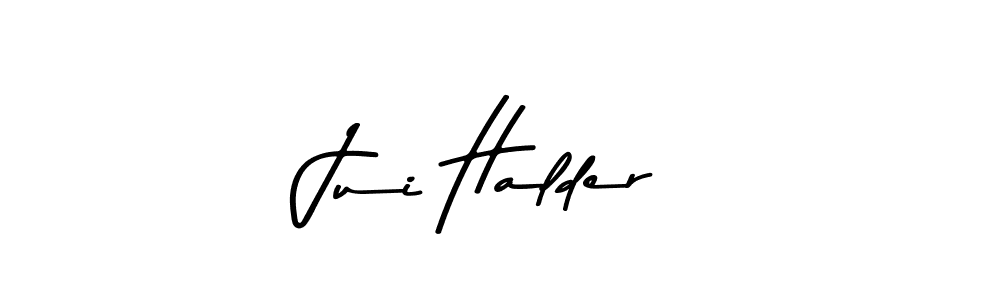 Design your own signature with our free online signature maker. With this signature software, you can create a handwritten (Asem Kandis PERSONAL USE) signature for name Jui Halder. Jui Halder signature style 9 images and pictures png