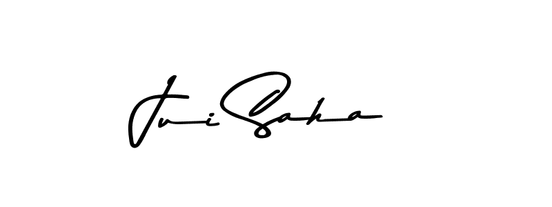 Design your own signature with our free online signature maker. With this signature software, you can create a handwritten (Asem Kandis PERSONAL USE) signature for name Jui Saha. Jui Saha signature style 9 images and pictures png