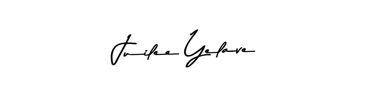 How to make Juilee Yelave signature? Asem Kandis PERSONAL USE is a professional autograph style. Create handwritten signature for Juilee Yelave name. Juilee Yelave signature style 9 images and pictures png