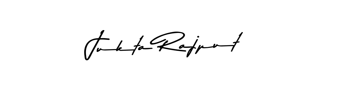Design your own signature with our free online signature maker. With this signature software, you can create a handwritten (Asem Kandis PERSONAL USE) signature for name Jukta Rajput. Jukta Rajput signature style 9 images and pictures png