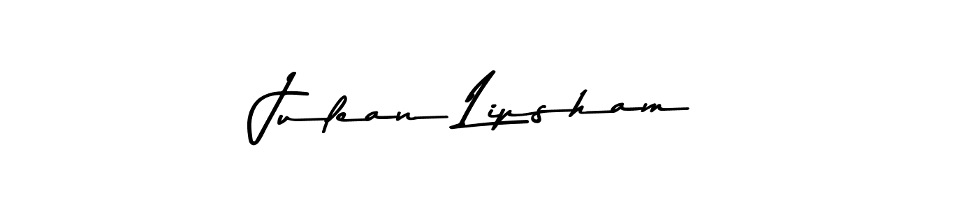 Asem Kandis PERSONAL USE is a professional signature style that is perfect for those who want to add a touch of class to their signature. It is also a great choice for those who want to make their signature more unique. Get Julean Lipsham name to fancy signature for free. Julean Lipsham signature style 9 images and pictures png