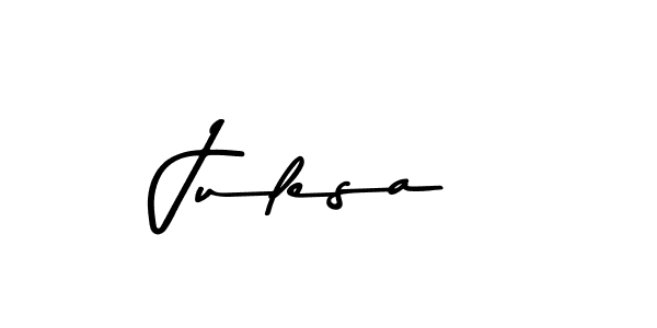 Make a beautiful signature design for name Julesa. With this signature (Asem Kandis PERSONAL USE) style, you can create a handwritten signature for free. Julesa signature style 9 images and pictures png